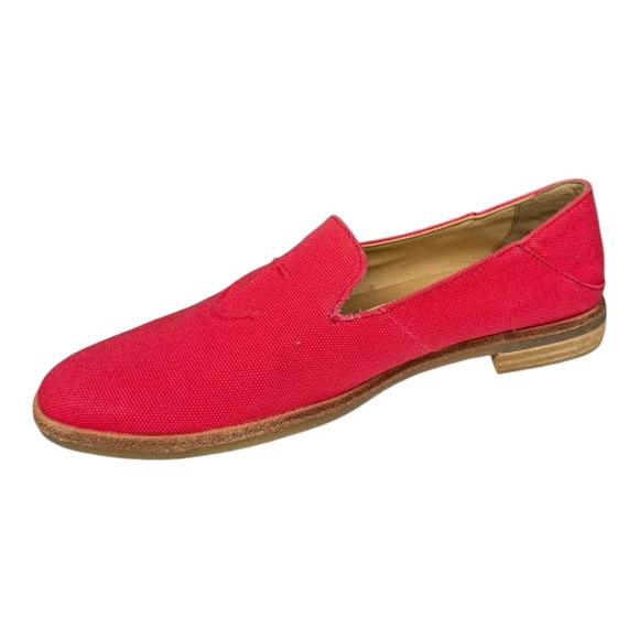Sperry Seaport Levy Red Canvas Loafers Women’s Size 8 EUC Casual Nautical - Picture 3 of 14